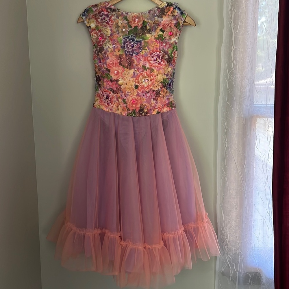 Stunning floral performance dress